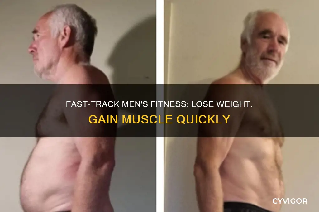 how to lose weight and gain muscle fast for men