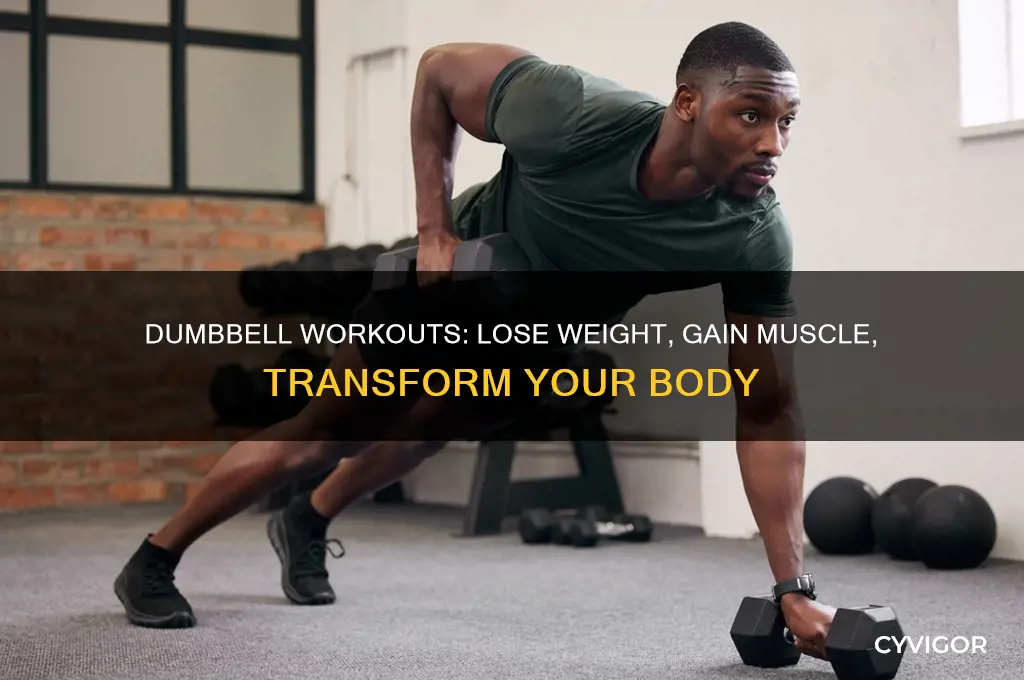 how to lose weight and gain muscle with dumbbells