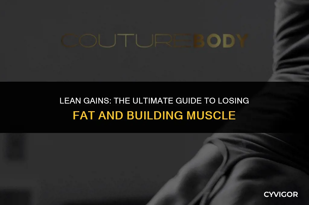 how to lose weight but build muscle