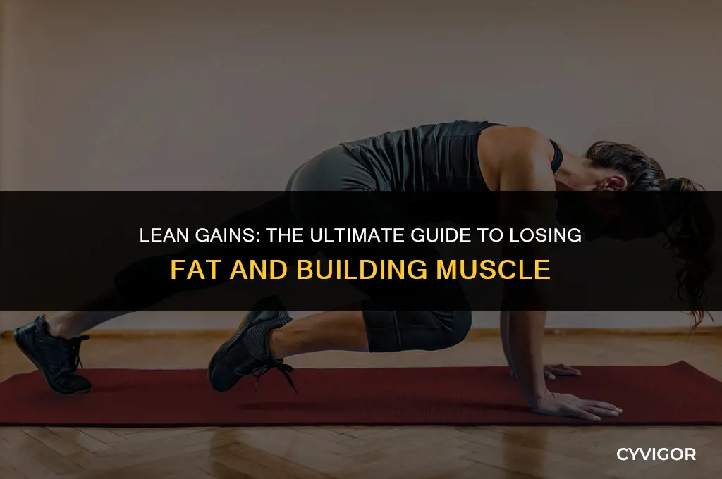 how to lose weight while building muscle