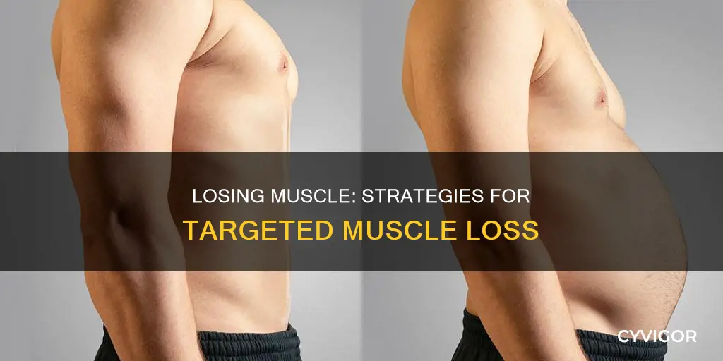 how to loss muscle