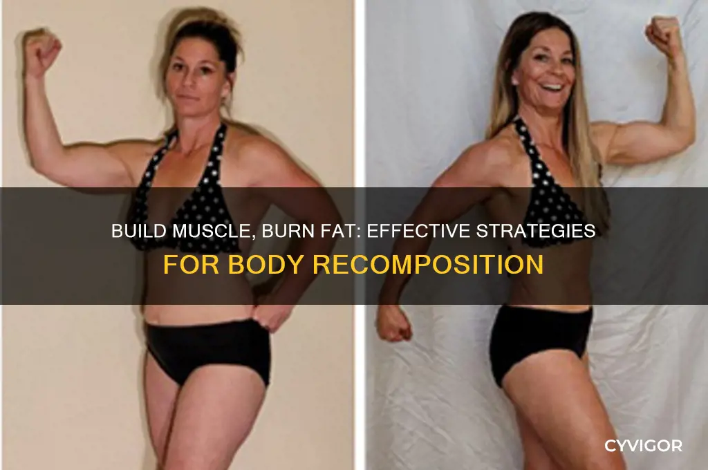 how to lower body fat but gain muscle