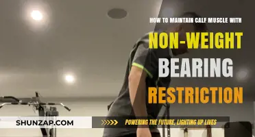 Calf Muscle Maintenance: Strategies for Non-Weight Bearing Restrictions