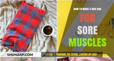 DIY Rice Bag: Easy Relief for Sore Muscles at Home