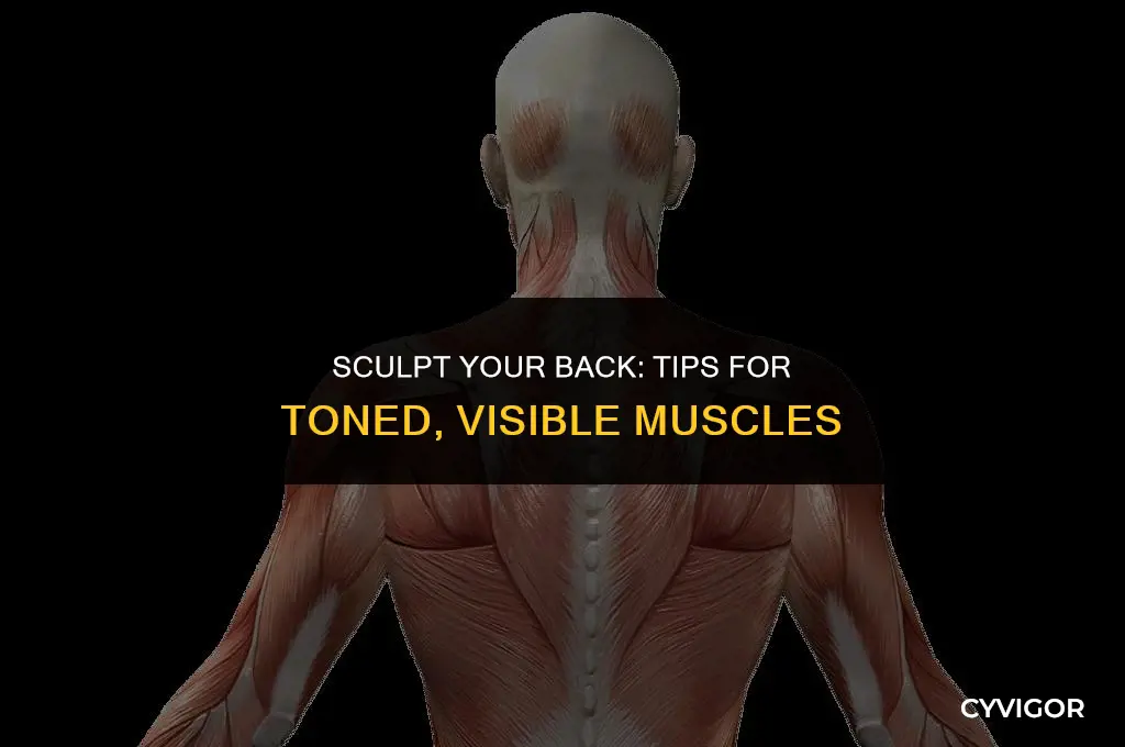 how to make back muscles more visible