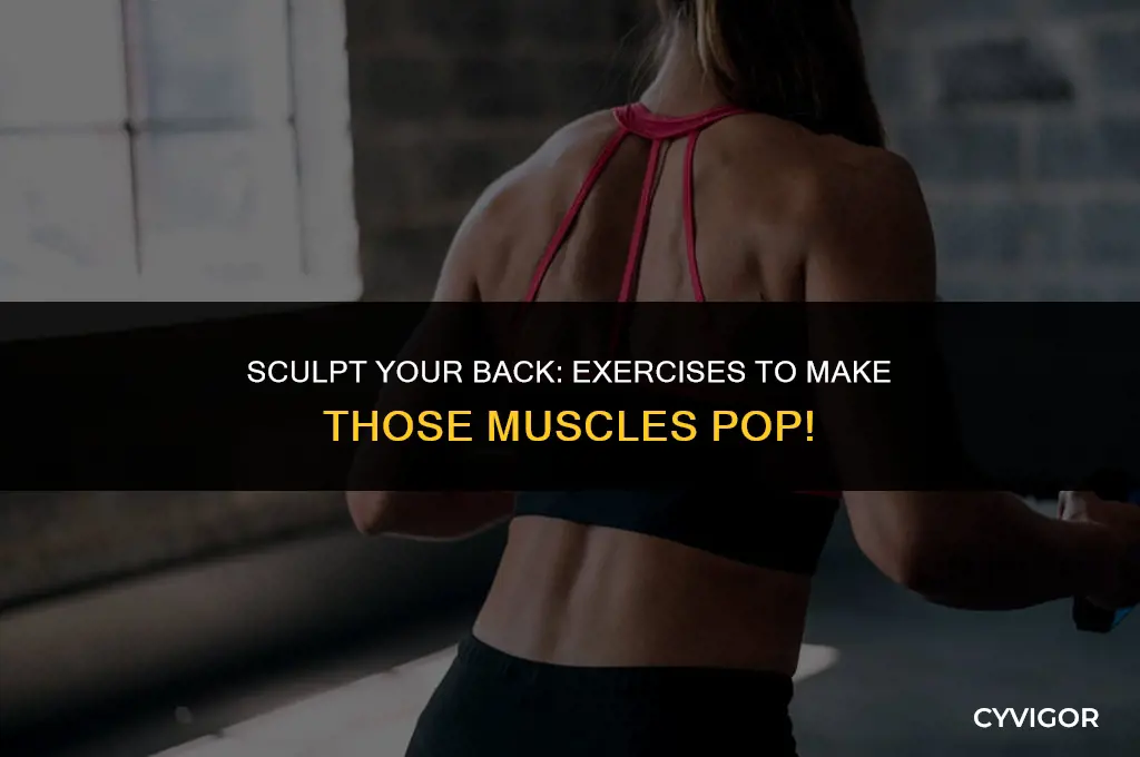 how to make back muscles pop out