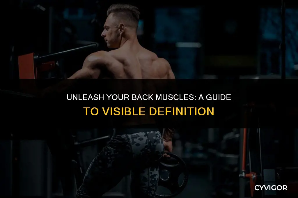 how to make back muscles show