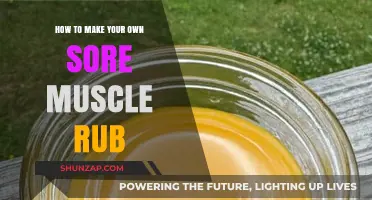 DIY Sore Muscle Rub: Natural Relief for Aching Muscles at Home
