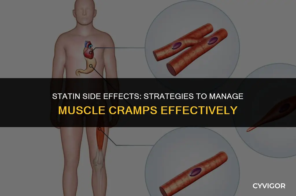 how to manage muscle cramps from statins