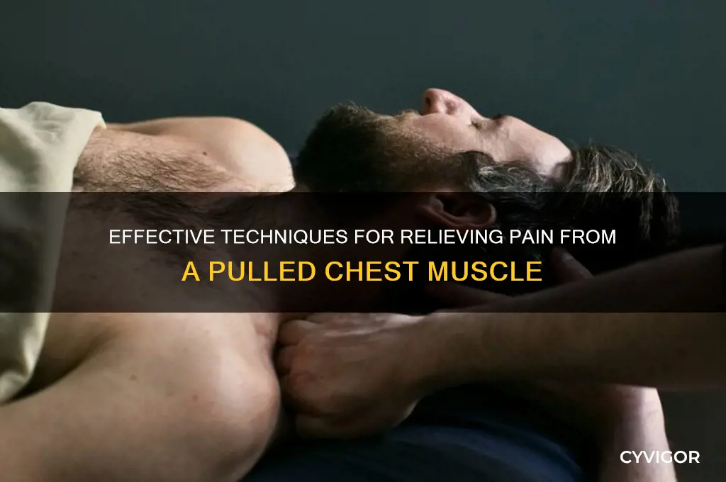 how to massage a pulled chest muscle