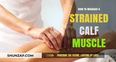 Relieving Tension: A Guide to Massaging Your Strained Calf Muscle