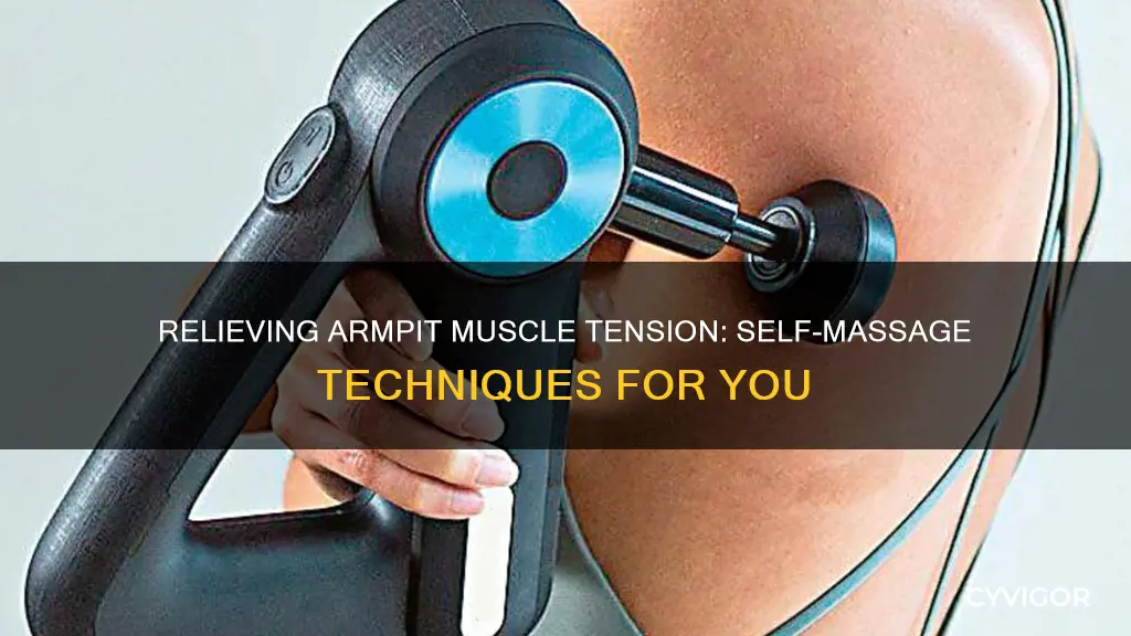 how to massage armpit muscles