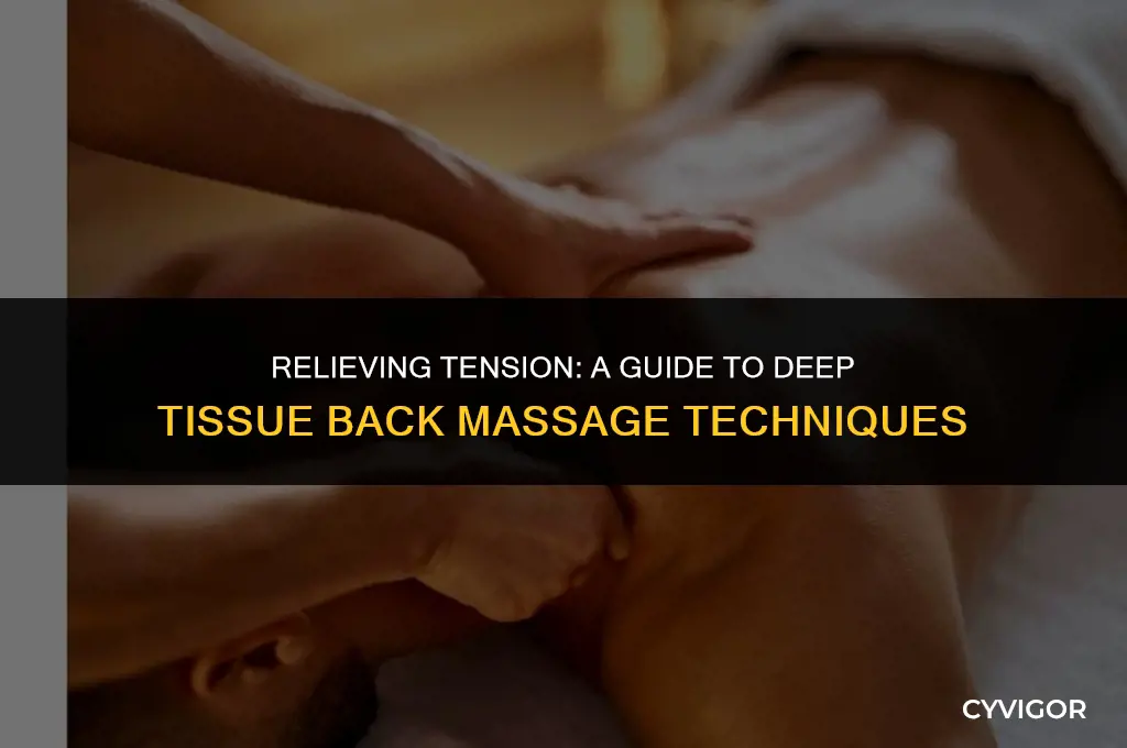 how to massage deep tissue back muscle
