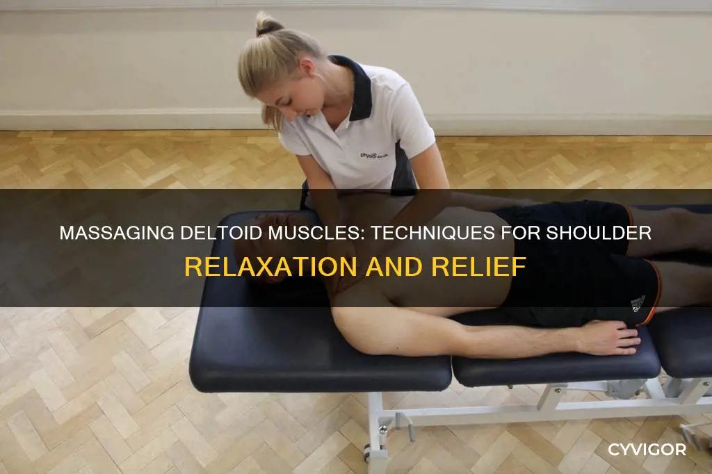 how to massage deltoid muscle