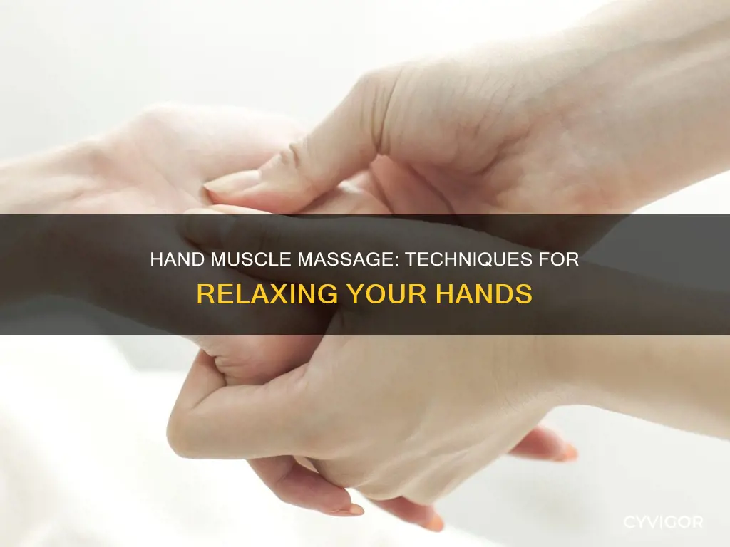 how to massage hand muscles