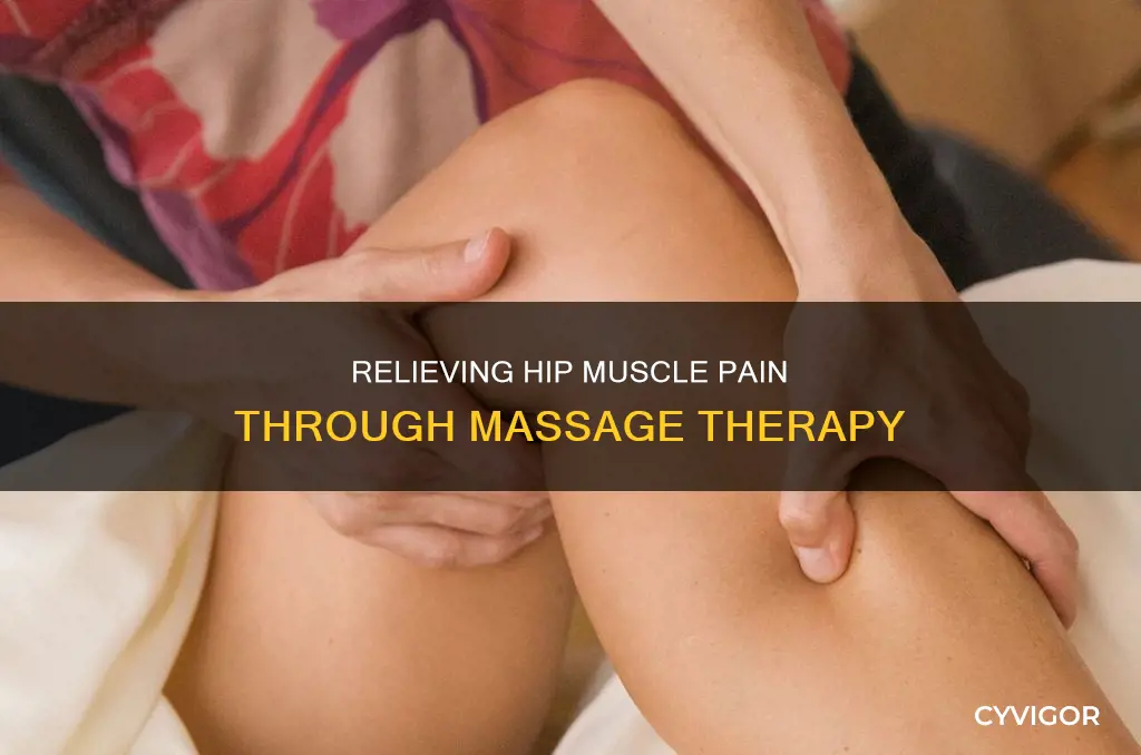how to massage hip muscles