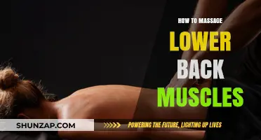 Relieving Tension: A Guide to Massaging Your Lower Back Muscles
