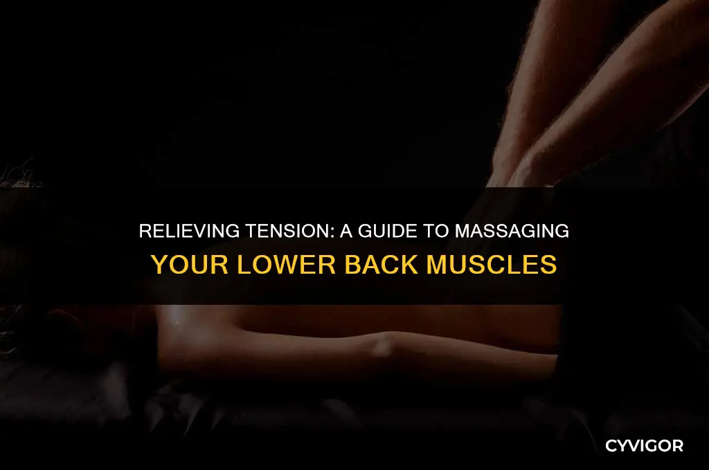 how to massage lower back muscles