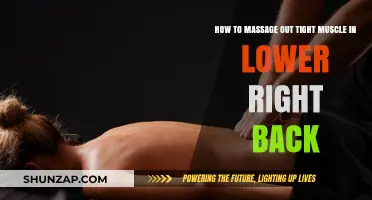 Relieving Lower Right Back Tension: A Guide to Effective Muscle Massage
