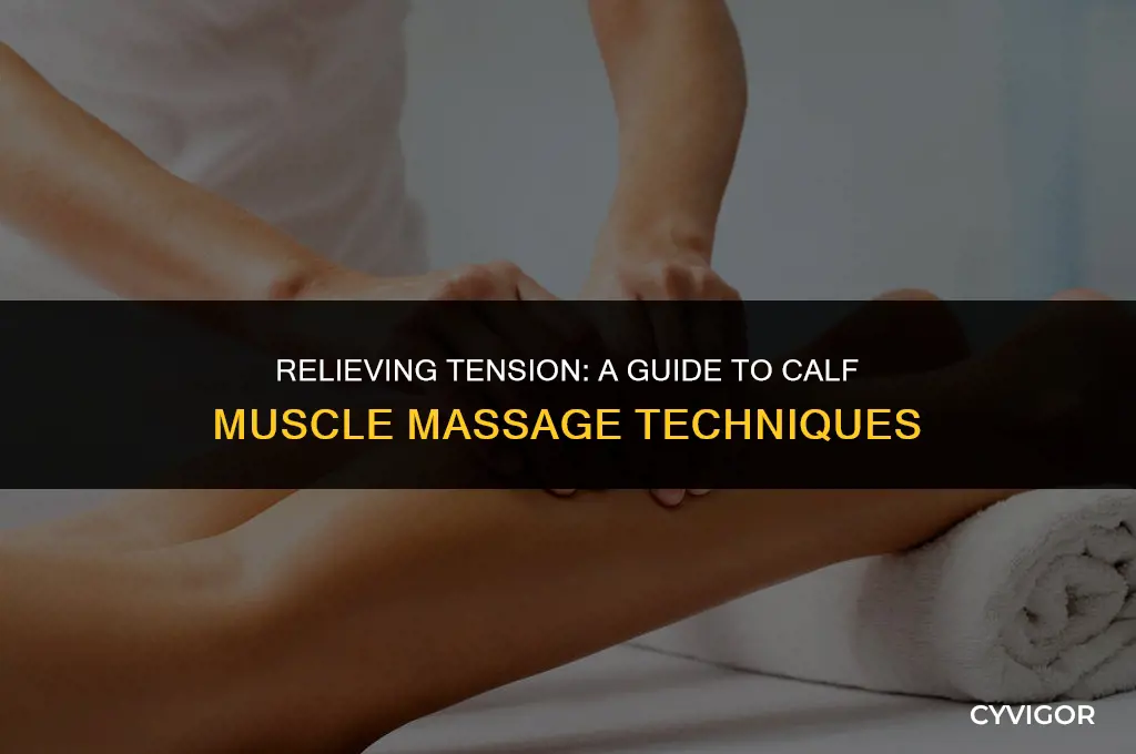 how to massage the calf muscle