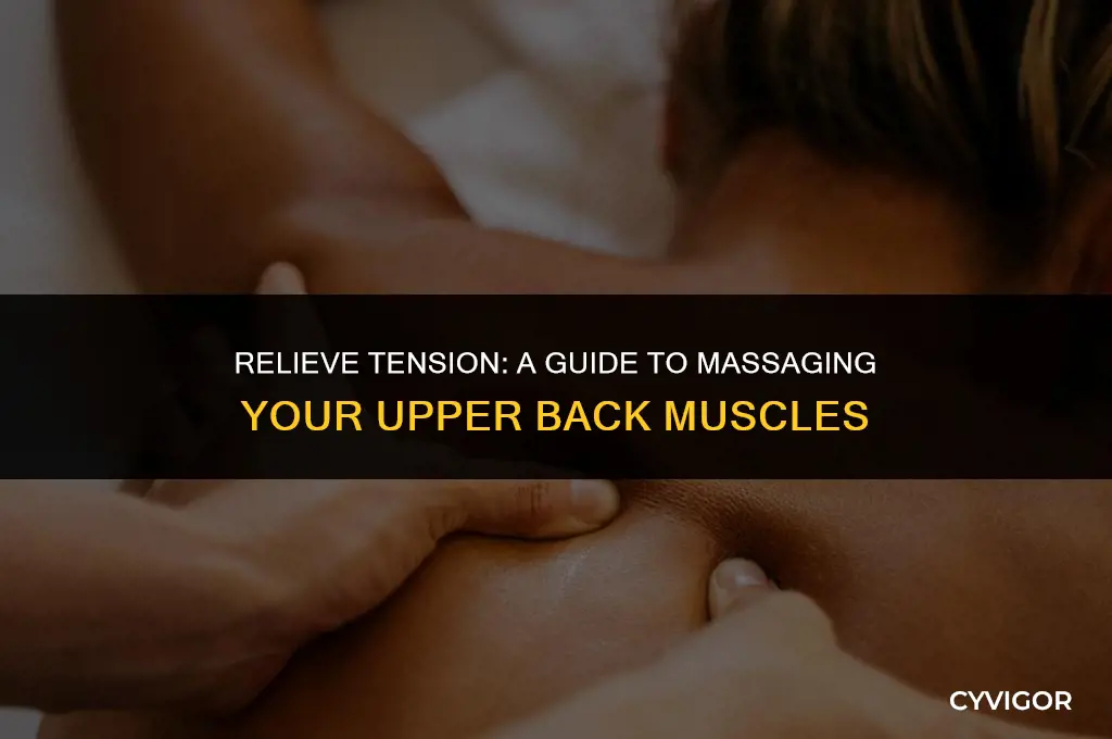 how to massage upper back muscles