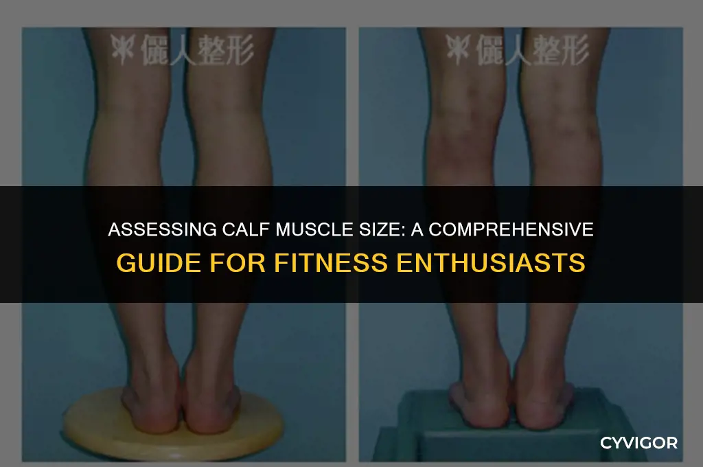 how to measure calf muscle