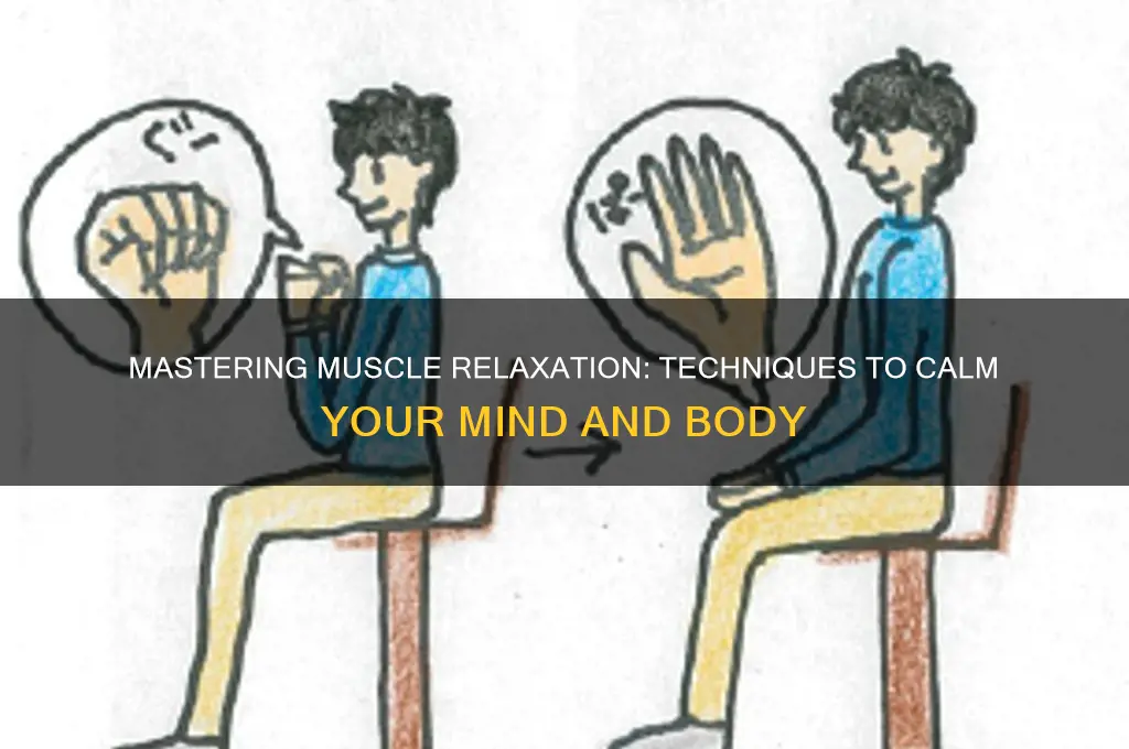 how to mentally relax muscles