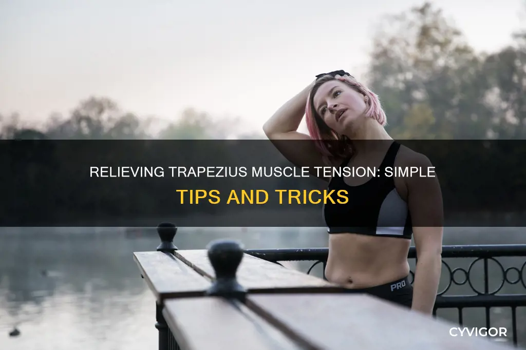 how to minimize trapezius muscle