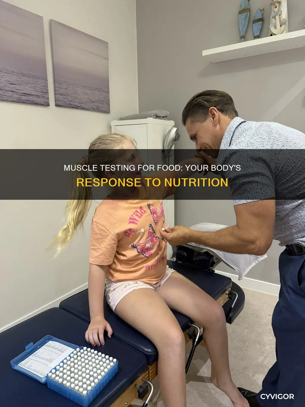 how to muscle test food