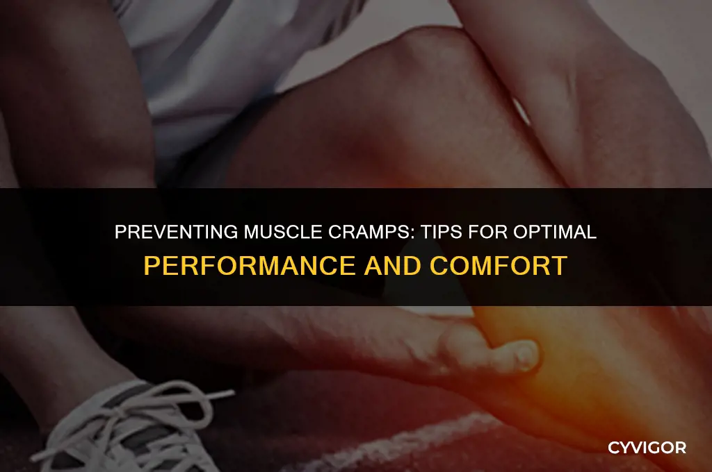 how to muscles from cramping