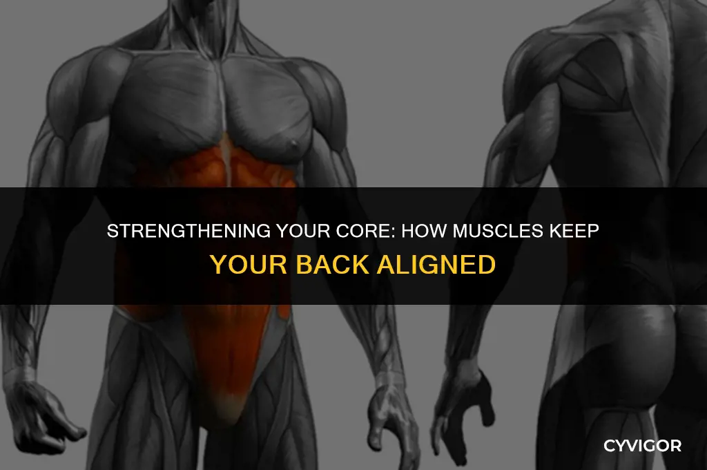 how to muscles hold your back into place