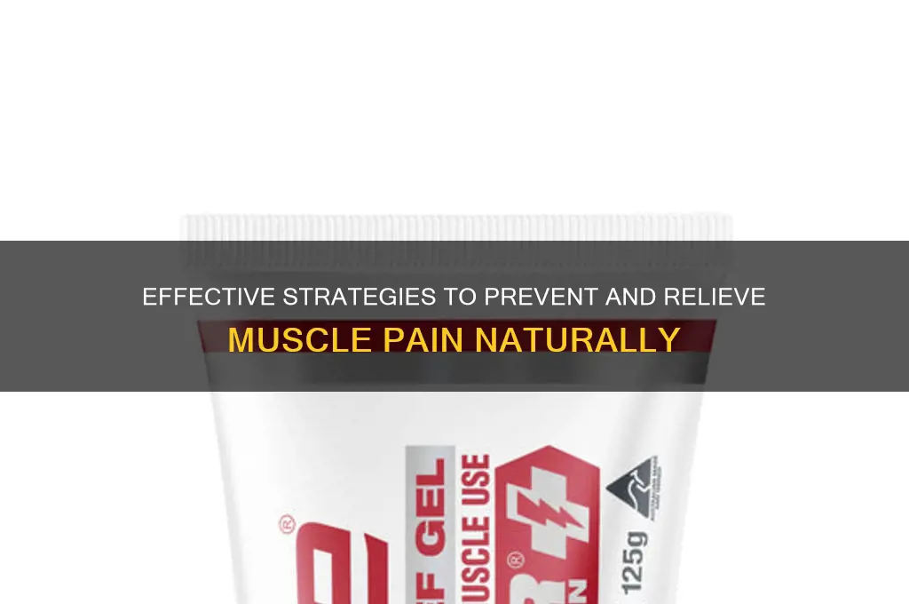 how to not feel muscle pain