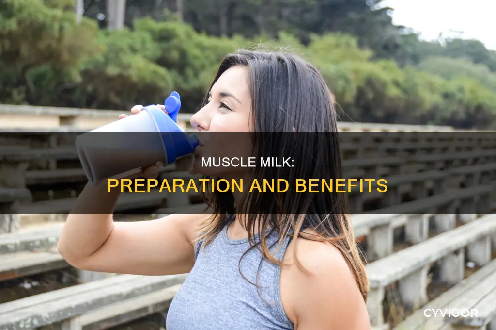how to prepare muscl milk