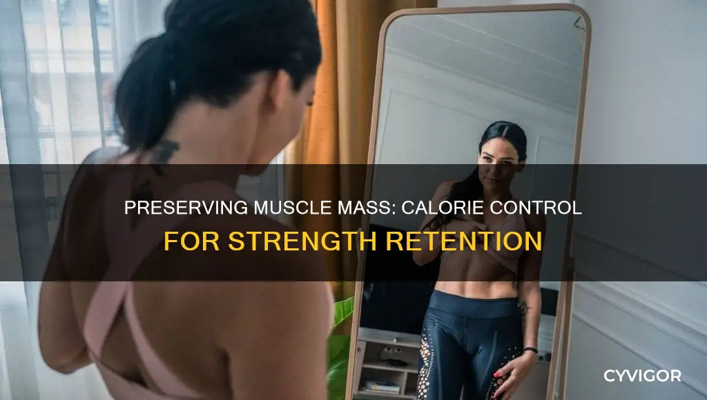 how to preserve muscle calorie