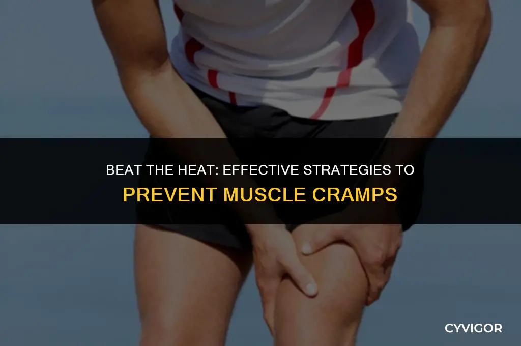 how to prevent heat muscle cramps