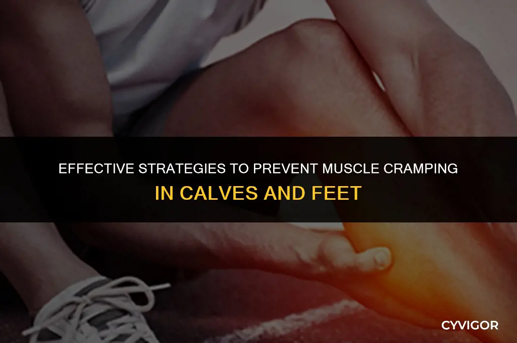 how to prevent muscle cramping in calves and feet