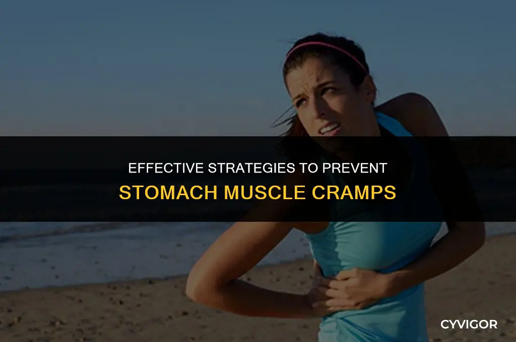 how to prevent muscle cramps in stomach