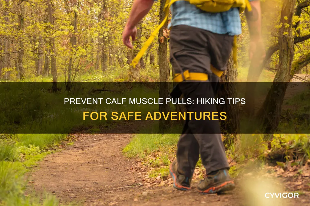 how to prevent pulling calf muscle during a hike