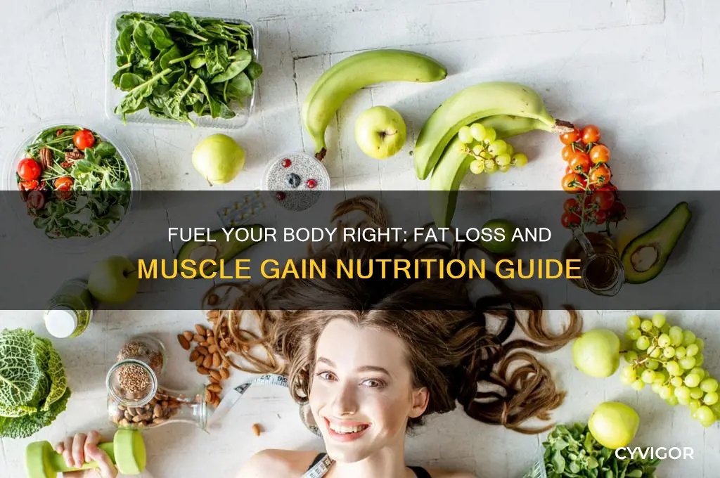 how to properly eat to lose fat and gain muscle