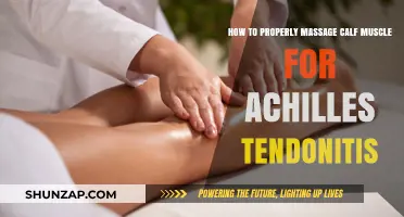Effective Calf Massage Techniques for Achilles Tendonitis Relief
