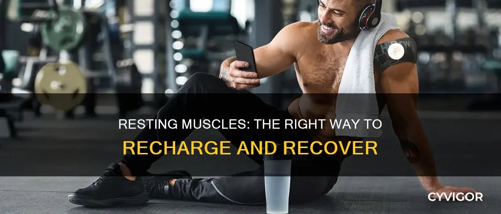 how to properly rest muscles
