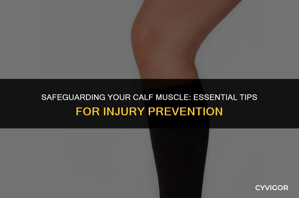 how to protect your calf muscle
