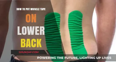 Relieve Lower Back Pain: A Step-by-Step Guide to Applying Muscle Tape