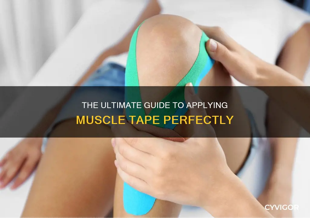 how to put muscle tape