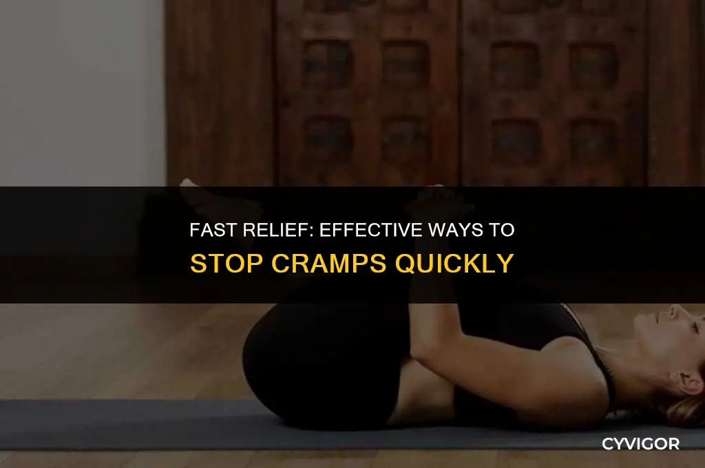 how to quickly stop cramps