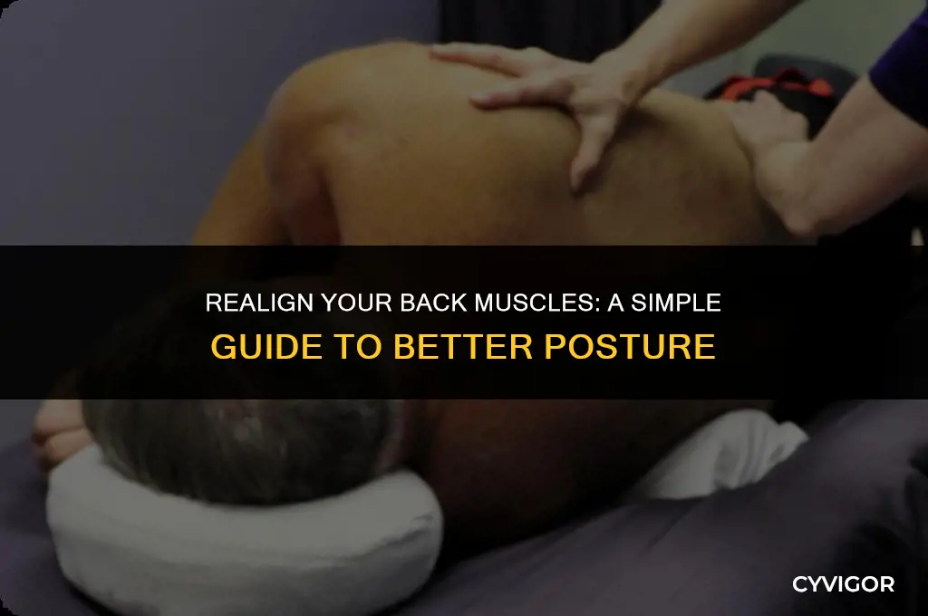 how to realign back muscles