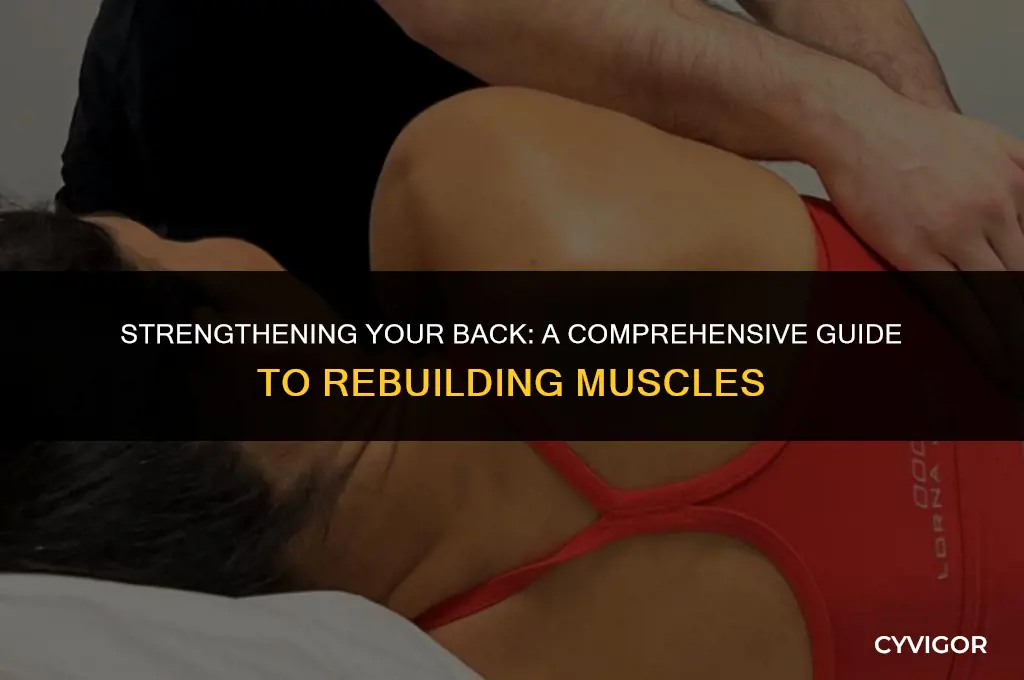 how to rebuild back muscles from the ground up