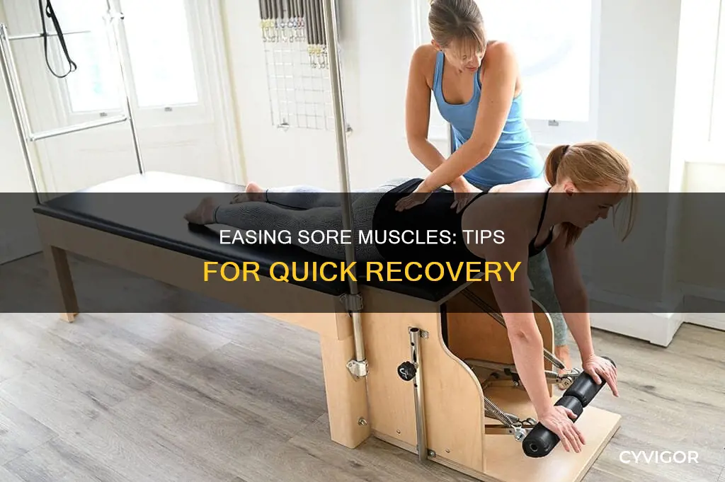 how to recover fromsore muscles