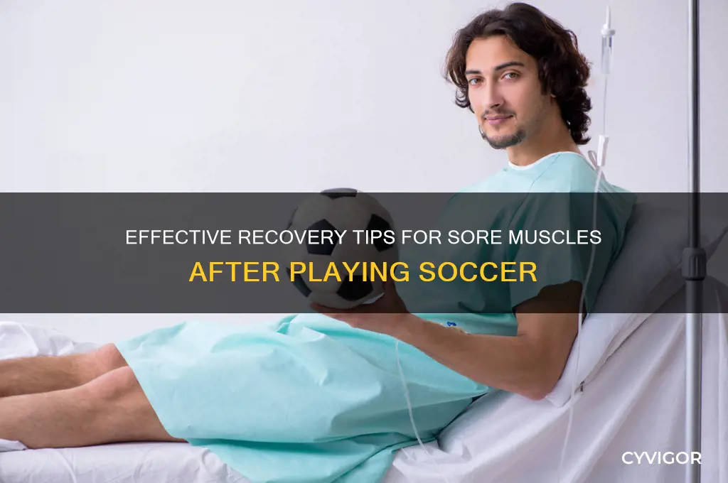 how to recover sore muscles after soccer