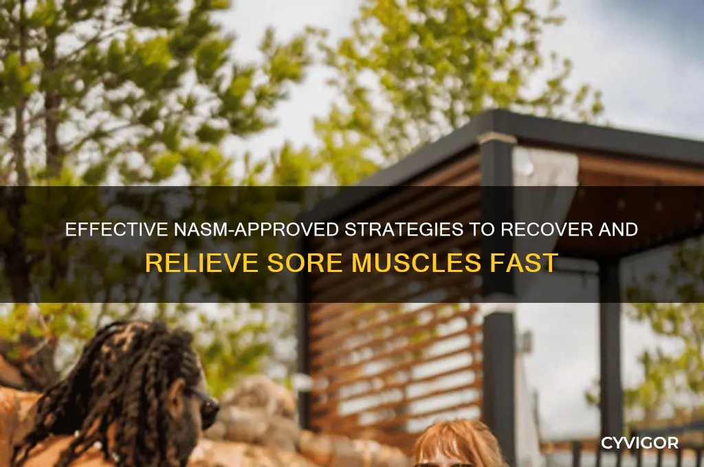 how to recover sore muscles nasm